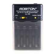 ЗУ Robiton Smart S100 Заряжает 2 или 4  Ni-Cd и Ni-MH аккумуляторы, 220В, 12В, адаптеры в комплекте