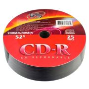 Диски CD-R 80 52х Shrink (25) VS