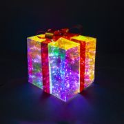 DIY Фигура светодиодная модель 4 «Gift box» Подарок, 20см, USB гирлянда в комплекте, Funray