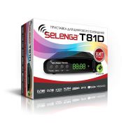 IP TV приставка DVB-T2/C Selenga T81D (дисплей, кнопки, пластик)