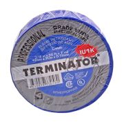 Изолента Terminator IU1K 19/20, огнеупорная, всепогодная, 0,17мм/0,18мм, чёрный