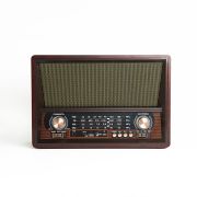 Радиоприёмник БЗРП РП-340 (УКВ 64-108МГц, СВ, КВ,4*R20, 220V, BT/USB/SD/microSD/AUX)