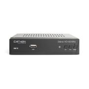 Цифровой эфирный ресивер Эфир HD-600RU (DVB-T2, RCA, HDMI, USB, металл, дисплей)