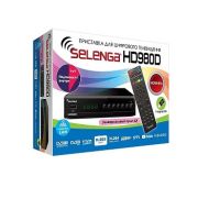 IP TV приставка DVB-T2/C Selenga HD980D (дисплей, кнопки, металл)