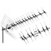 Антенна уличная ДМВ для DVB-T2 «Меридиан 60AFS TURBO» (L025.60DST) питание от цифровой приставки 5В