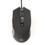 Мышь компьютерная игровая «Gembird» MG-770, USB, 7кн.+колесо кнопка, 3200DPI, подсветка, кабель 1,8м, чёрный