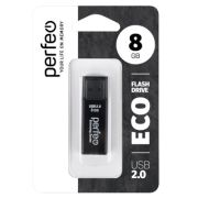 USB 2.0 Flash накопитель  8GB Perfeo E03 economy series, чёрный