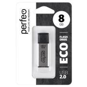 USB 2.0 Flash накопитель  8GB Perfeo E03 economy series, серебристая