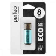 USB 2.0 Flash накопитель  8GB Perfeo E04 economy series, зелёная