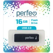USB 2.0 Flash накопитель 16GB Perfeo C04, чёрный