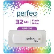 USB 2.0 Flash накопитель 32GB Perfeo C05, белый