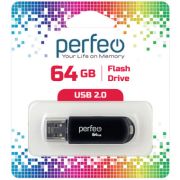 USB 2.0 Flash накопитель 64GB Perfeo C03, чёрный