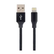 USB кабель шт.USB (A) - шт.Lightning 2,0м, 2,0A, чёрный I4317 «Perfeo»