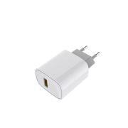 Адаптер постоянного тока 1гн.USB-A QC3.0 18W, белый «Rexant»