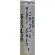 Аккумулятор 18670 NI-MH 4400mAh,1,2V «GoPower»