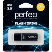 USB 3.0 Flash накопитель 128GB Perfeo C12, чёрный