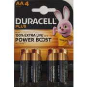 Элемент питания LR 6 Duracell Plus (Power Boost) BL-4
