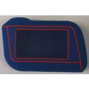 Чехол силиконовый, рефлёное покрытие к ПДУ SL A63, A93, тёмно-синий