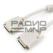 Шнур шт.DVI-DI - шт.DVI-D  1,8м с ферритовыми кольцами «Cablexpert»