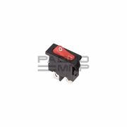 Переключатель RWB-103 (MRS-101-5, KCD1-110/2P)on-off 2 контакта 6А, 250В (красный)