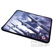 Коврик для мыши «ракеты», размеры 250*200*3мм, ткань+резина, оверлок «Gembird»