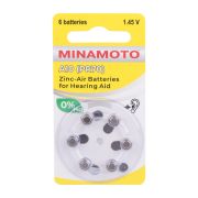 Элемент питания для слухового аппарата Minamoto ZA10 Zinc Air 1.45V BL-6