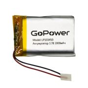 Аккумулятор Li-Pol LP103450 PK1 3.7V 1800mAh (толщ.10мм, шир.34мм, дл.50мм) «GoPower»