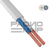 Кабель силовой ШВВП 2*0,75кв. мм. белый
