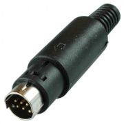 Штекер mini DIN 7 pin на кабель