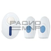 Беспроводной дверной звонок с двумя кнопками RX-4 IP44 «Rexant»
