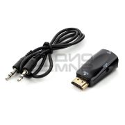 Переходник шт. HDMI - гн. VGA + гн.3,5мм, шнур шт.3,5мм-шт.3,5мм в комплекте «Cablexpert»