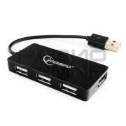 Концентратор USB 2.0 на 4 порта USB UHB-U2P4-03 «Gembird» (чёрный)