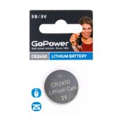 Элемент питания CR 2450 GoPower BL-1