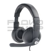 Гарнитура игровая «Gembird» MHS-G220, с регулировкой громкости, soft touch, кабель 2,0м, чёрная