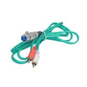 Шнур гн.XLR - 2шт.RCA 1.5м