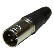 Микрофонное штекер «Canon» на кабель (чёрный)