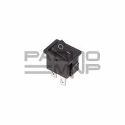 Переключатель RWB-208 (KCD1-104/4P) on-off 4 контакта 6А, 250В (чёрный)