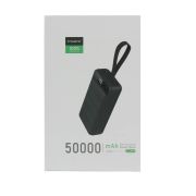 Портативный аккумулятор 50000mAh 3гн.USB, Type-C 5V, 2.1А, чёрный «Maimi» Mi9
