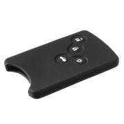 Чехол силиконовый для смарт-ключа Renault Kaptur, Captur, Clio, Logan, Megane, 2, 3, Koleos, 4 кнопки, черный