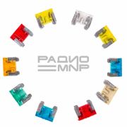 Набор автомобильных предохранителей микро «Korea» «Rexant»