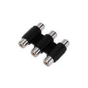 Переходник 3гн.RCA - 3гн.RCA (тринокль) «Rexant»